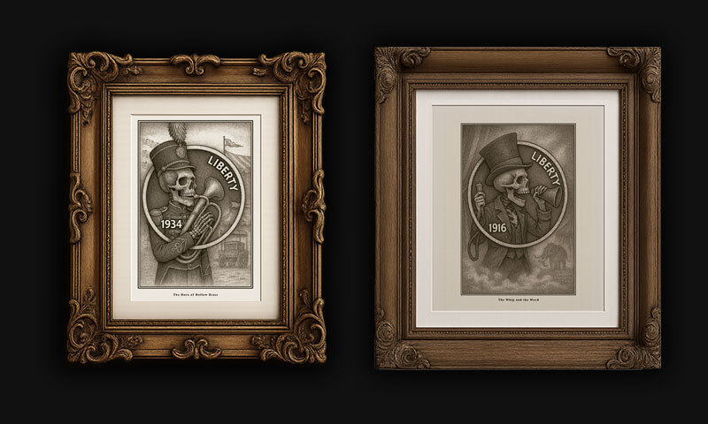 Echo & Command Prints:

The Ringmasters, Musicians & Marchers of the Buffalo Nickel.