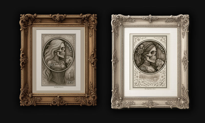 Dead Man’s Deal Prints:

Poker Faces and Phantom Hands in the Dusty Backrooms of the West.